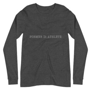Unisex Long Sleeve Tee ormer-D1-Athlete-(Type)-Line-in-in-Gay-Letters