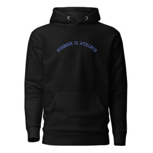 Unisex Hoodie Former-D1-Athlete-(Type)-Half-Line-in-Royal-Blue-Letters