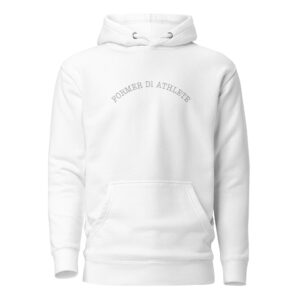 Unisex Hoodie Former-D1-Athlete-(Type)-Half-Line-in-Gray-Letters