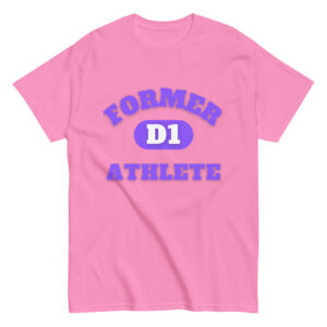 Unisex classic tee Forer-D1-Athlete-(Alpha)D1-in-Purple-Letters